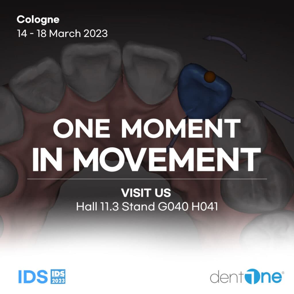 "One moment in movement by dentOne" IDS 2023
