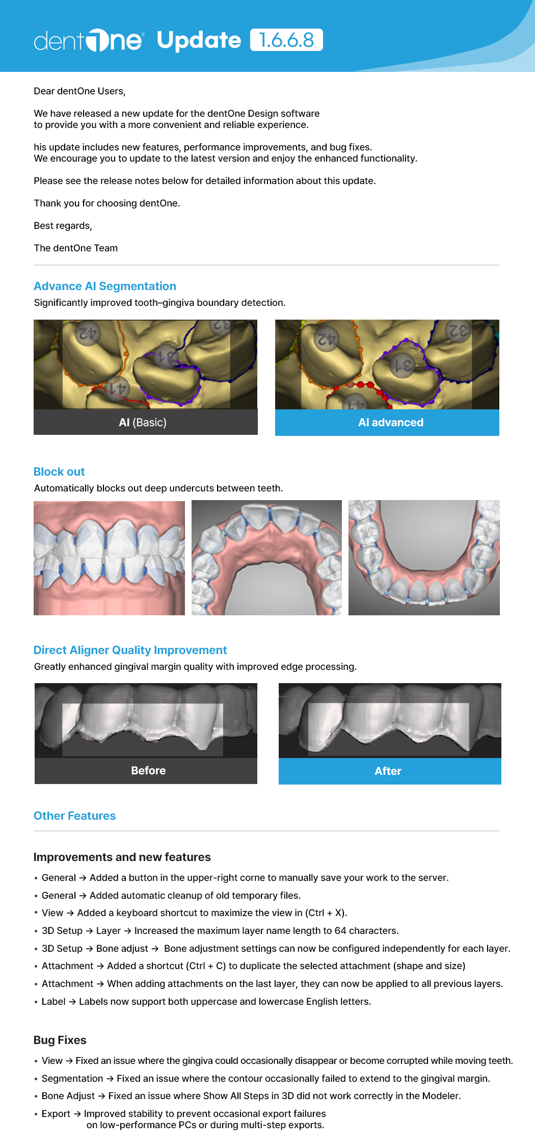 dentOne Update